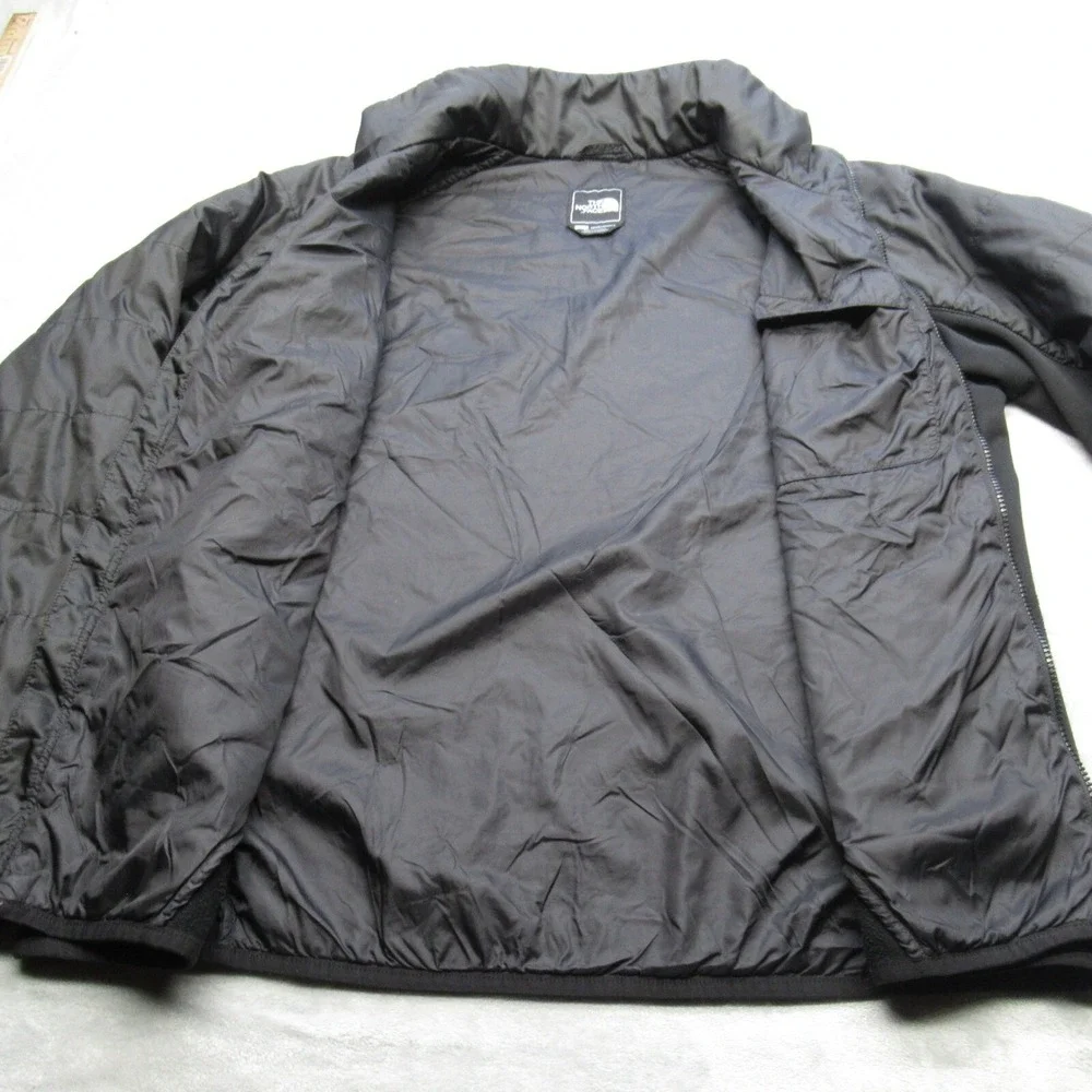 The North Face Jacket Mens XL Black Hybrid Insulated Full Zip Puffer Hiking